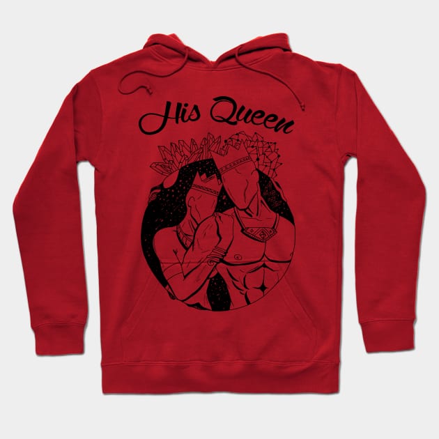 King and Queen Of The Stars - His Queen Hoodie by kenallouis